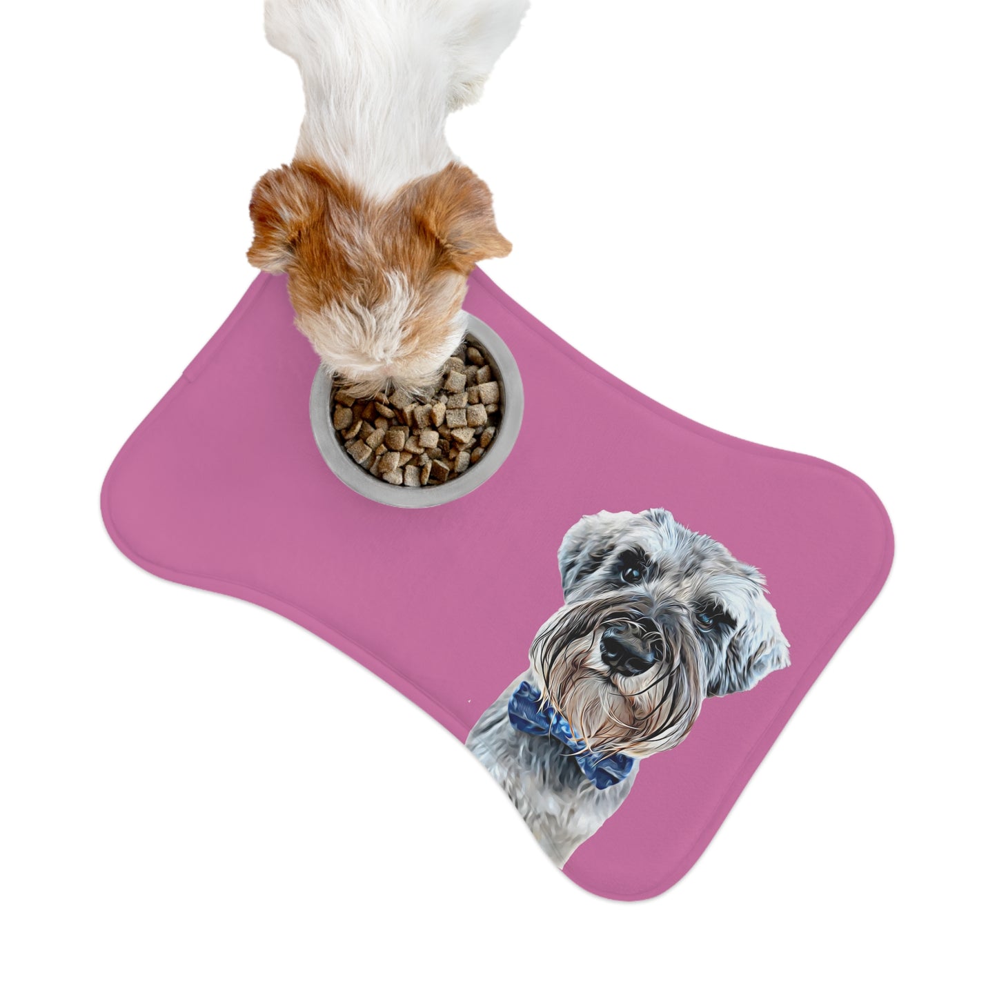 Pet Food Mat - Bone Shape