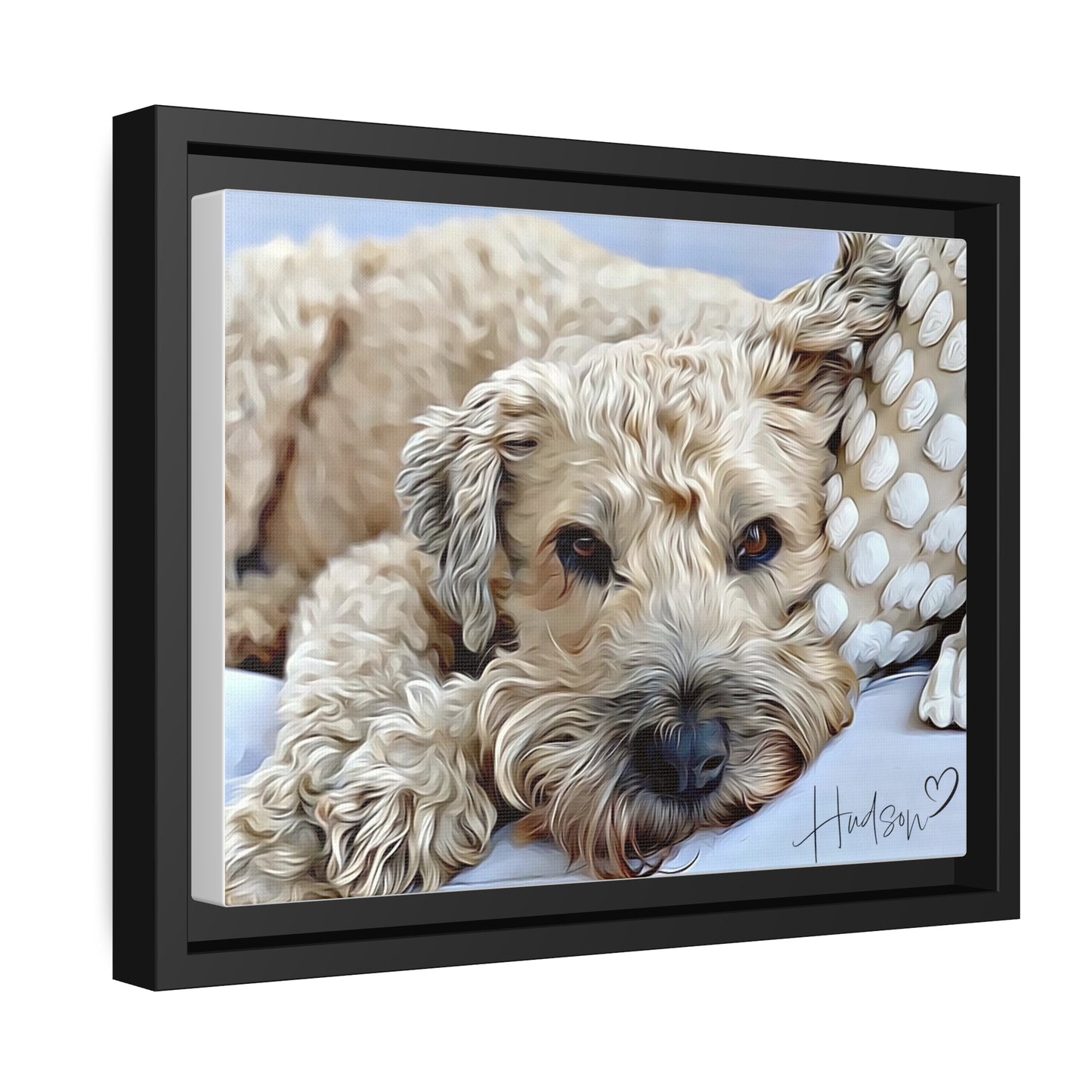 Matte Canvas, Black Frame