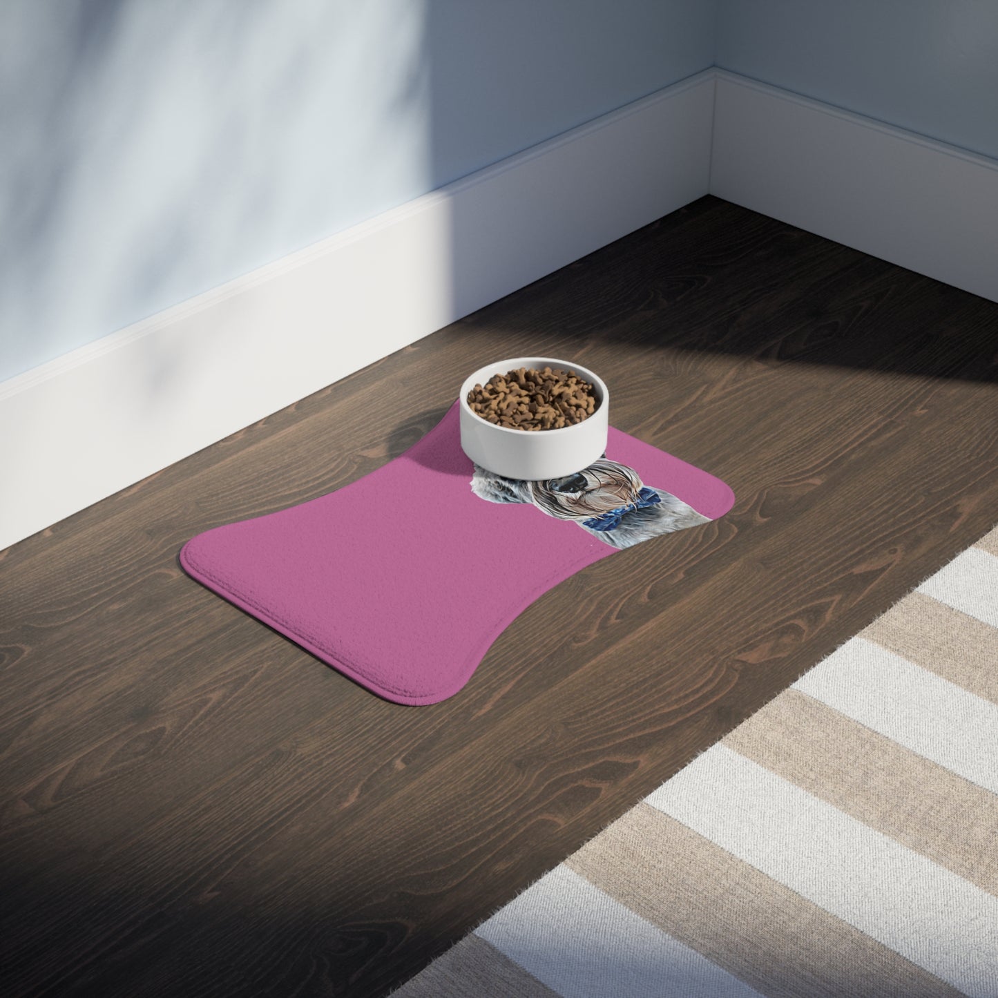 Pet Food Mat - Bone Shape